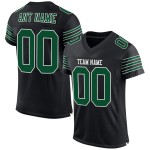 Authentic Gotham Green-White Mesh Black Football Custom Jersey