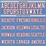 Authentic Mesh White-Red Light Blue Jersey Football Custom