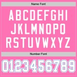 Pink Football Blue Mesh White-Light Custom Jersey Authentic