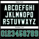 Black Jersey Custom Kelly Mesh Green-White Football Authentic