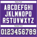 White-Gray Football Mesh Authentic Purple Custom Jersey