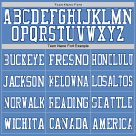 Football Blue Custom Mesh Light Jersey Authentic White-Royal