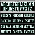 Black Jersey Custom Kelly Mesh Green-White Football Authentic