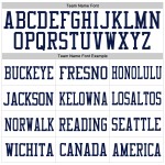 Navy-White Mesh Jersey Authentic Custom White Football