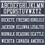 White Mesh Jersey Custom Football Navy Authentic