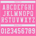 Football Jersey Authentic Pink White Custom Mesh