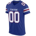 Authentic Custom Mesh Football White-Red Royal Jersey