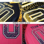 Vegas Football Gold-White Mesh Fashion Drift Custom Black Jersey