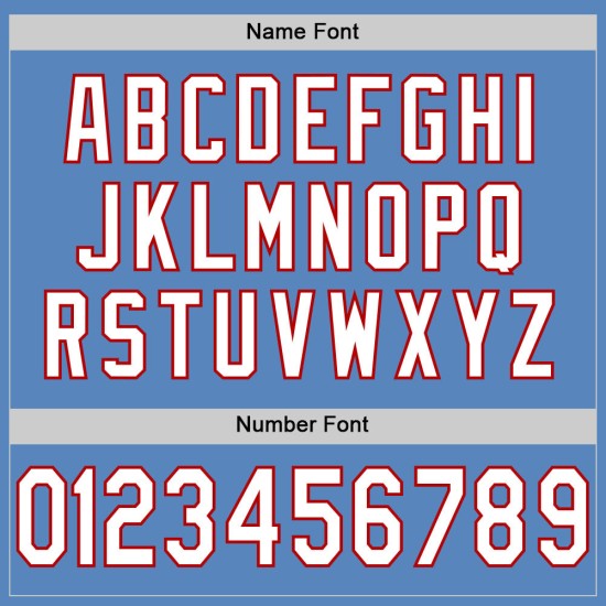 Authentic Mesh White-Red Light Blue Jersey Football Custom