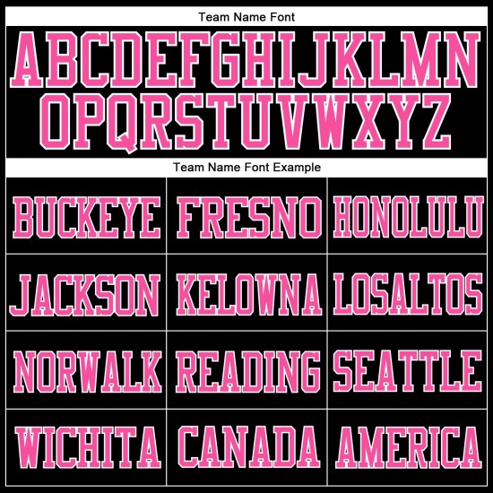 Black Jersey Football Mesh Pink-White Custom Authentic