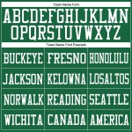 White Authentic Green Kelly Mesh Jersey Football Custom