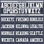 Mesh Football Jersey Custom Navy Authentic White-Gray